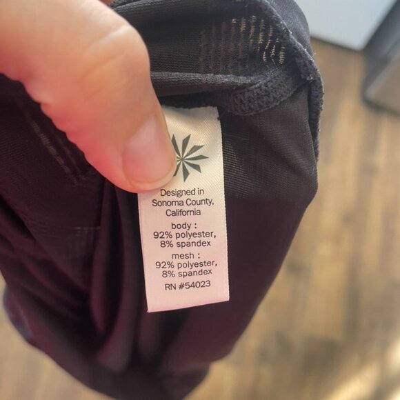 Athleta Black Long Sleeve Performance Top Size Small Activewear Shirt - Picture 8 of 8